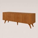Ver imagem 2 de Painel Completo com Rack Dulce 58" 75" MDF com LED Bivolt Naturalle