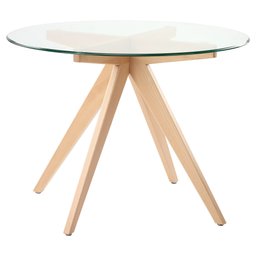 Tampo redondo de vidro temperado incolor para mesa 1,20m 6mm - 3