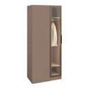 Ver imagem 3 de Guarda Roupa Planejado 100% MDF de Canto Linear Reflecta Orion CabeCasa MadeiraOriginals Marrom