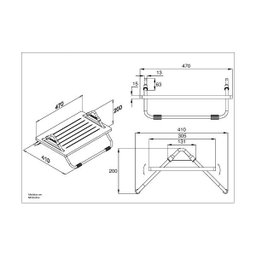 Apoio para os  Pés  ergonomico MDF - 3