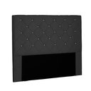 Ver imagem 1 de Cabeceira Tania Para Cama Box Casal 140 cm Suede - D’Rossi - Preto