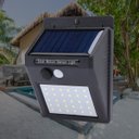 Ver imagem 7 de Luminária Solar Jardim Parede 30 LED Sensor Movimento Gt512 Lorben