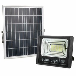 Luminária Refletor Led 60w Resistente Água Jardim Luz Solar GT514 Lorben - 2