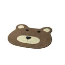 Ver imagem 1 de Tapete Formato Premium Big 1,16M x 1,00M Urso Castor