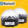 Meia Bola Maluca De Led Cristal Bluetooth + Pendrive e Controle - 5