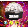 Meia Bola Maluca De Led Cristal Bluetooth + Pendrive e Controle - 6