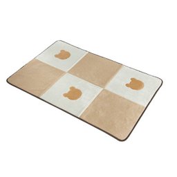 Tapete Passadeira Premium 1,20M x 74cm Urso Bege - 1 Tapete Passadeira Premium 1,20M x 74cm Urso Bege - 1
