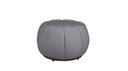 Ver imagem 3 de Kit Poltrona c/ Puff + Almofada Concha Veludo Cinza