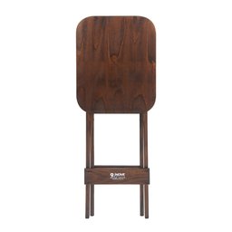 Mesa Bistrô Bar 45x54cm Dobrável em Madeira Maciça para Bar e Restaurante - Imbuia - 3