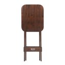 Ver imagem 3 de Mesa Bistrô Bar 45x54cm Dobrável em Madeira Maciça para Bar e Restaurante - Imbuia