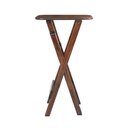 Ver imagem 2 de Mesa Bistrô Bar 45x54cm Dobrável em Madeira Maciça para Bar e Restaurante - Imbuia