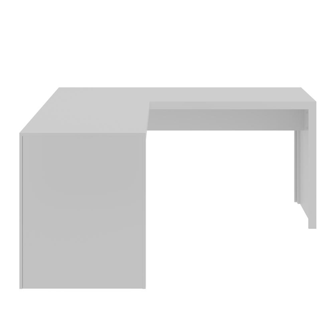 Mesa em L para Home Office 157cm ME4116 Branco - Tecno Mobili