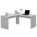 Ver imagem 4 de Mesa em L para Home Office 157cm ME4116 Branco - Tecno Mobili