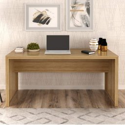 Mesa para Escritório 1,63m Me4109 Tecno Mobili - Amêndoa - 1