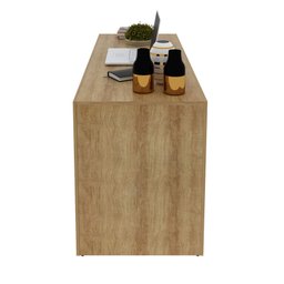 Mesa para Escritório 1,63m Me4109 Tecno Mobili - Amêndoa - 7