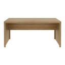 Ver imagem 2 de Mesa para Escritório 1,63m Me4109 Tecno Mobili - Amêndoa