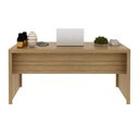 Ver imagem 4 de Mesa para Escritório 1,63m Me4109 Tecno Mobili - Amêndoa