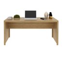 Ver imagem 5 de Mesa para Escritório 1,63m Me4109 Tecno Mobili - Amêndoa