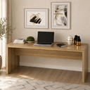Ver imagem 1 de Escrivaninha para Home Office 163cm ME4109 Amêndoa- Tecno Mobili
