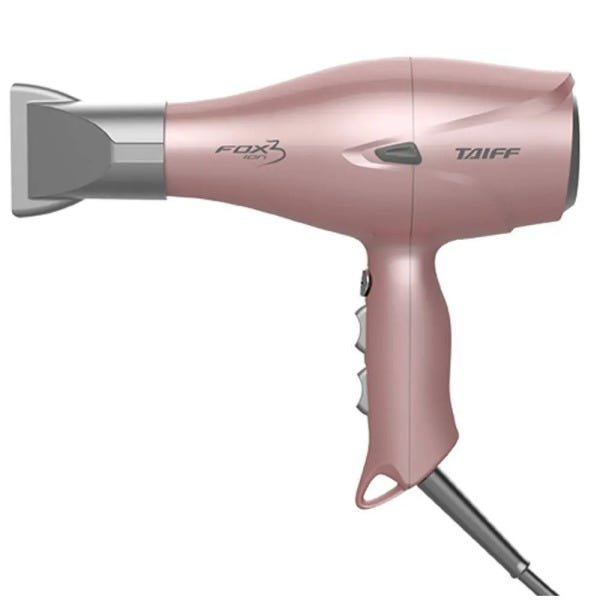 Secador De Cabelo Taiff Profissional Fox Íon 3 Rose 127v