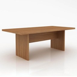 Mesa para Escritório de Reunião 2,00x1,00m Cor Amêndoa Me4119 Tecno Mobili - 3