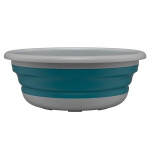 Bacia Retrátil Flash Limp de Silicone Dobrável Plástico Verde Flexível 8 Litros