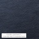 Ver imagem 4 de Sofá 3 Lugares Sala de Estar 2,35M Chesterfield Pés Madeira Couro Preto - Gran Belo