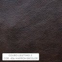 Ver imagem 4 de Sofá 3 Lugares Sala de Estar 2,35M Chesterfield Pés Madeira Couro Marrom - Gran Belo