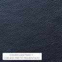 Ver imagem 4 de Sofá 2 Lugares Sala de Estar Chesterfield com Pés Madeira Couro Preto - Gran Belo