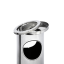 Ver imagem 3 de Lixeira Cinzeiro 30l em Aço Inox