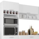 Ver imagem 6 de Armário de Cozinha com Tampo CP05 240cm Pérola Branco Z34 - Mpozenato