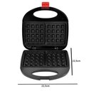 Ver imagem 2 de Sanduicheira Elétrica Waffles Máquina 750W Lanches 110V
