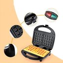Ver imagem 6 de Sanduicheira Elétrica Waffles Máquina 750W Lanches 110V