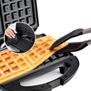 Ver imagem 4 de Sanduicheira Elétrica Waffles Máquina 750W Lanches 110V