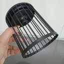 Ver imagem 5 de Castiçal Decorativo de Metal Preto 13x11x11cm Porta Vela Mesa Jantar Decoração