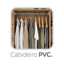 Ver imagem 3 de Cômoda 2 Portas 5 Gavetas com Pés Chicago CO170 Moderno MDP Cor Mel/Marrom-Claro - Fellicci Móveis