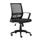 Ver imagem 1 de Cadeira de Escritório Giratória Stay Encosto em Tela Universal Base Nylon Assento Crepe Preto