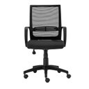 Ver imagem 2 de Cadeira de Escritório Giratória Stay Encosto em Tela Universal Base Nylon Assento Crepe Preto