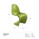 Ver imagem 5 de Cadeira infantil Panton Junior - Kids - Verde fosco