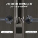 Ver imagem 5 de Fechadura Digital Eletronica App Bluetooth Porta Inteligente Biometria Senha Card Chaves Portao Segu
