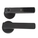 Ver imagem 1 de Fechadura Digital Eletronica App Bluetooth Porta Inteligente Biometria Senha Card Chaves Portao Segu