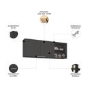 Ver imagem 4 de Armário de Cozinha Aéreo 150cm Pérola Z34 Preto - Mpozenato