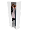 Ver imagem 1 de CABIDEIRO DE CANTO PARA CLOSET M142.2021.B (LOJA, CASA) MUNDI MOVEIS