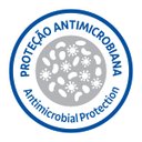 Ver imagem 7 de Cadeira Tramontina Marta com Braços Preta Empilhável em Polipropileno com Proteção Antimicrobiana