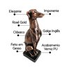 Escultura Cachorro Greyhound Galgo Inglês Decoração Sala Casa Escritório - 5