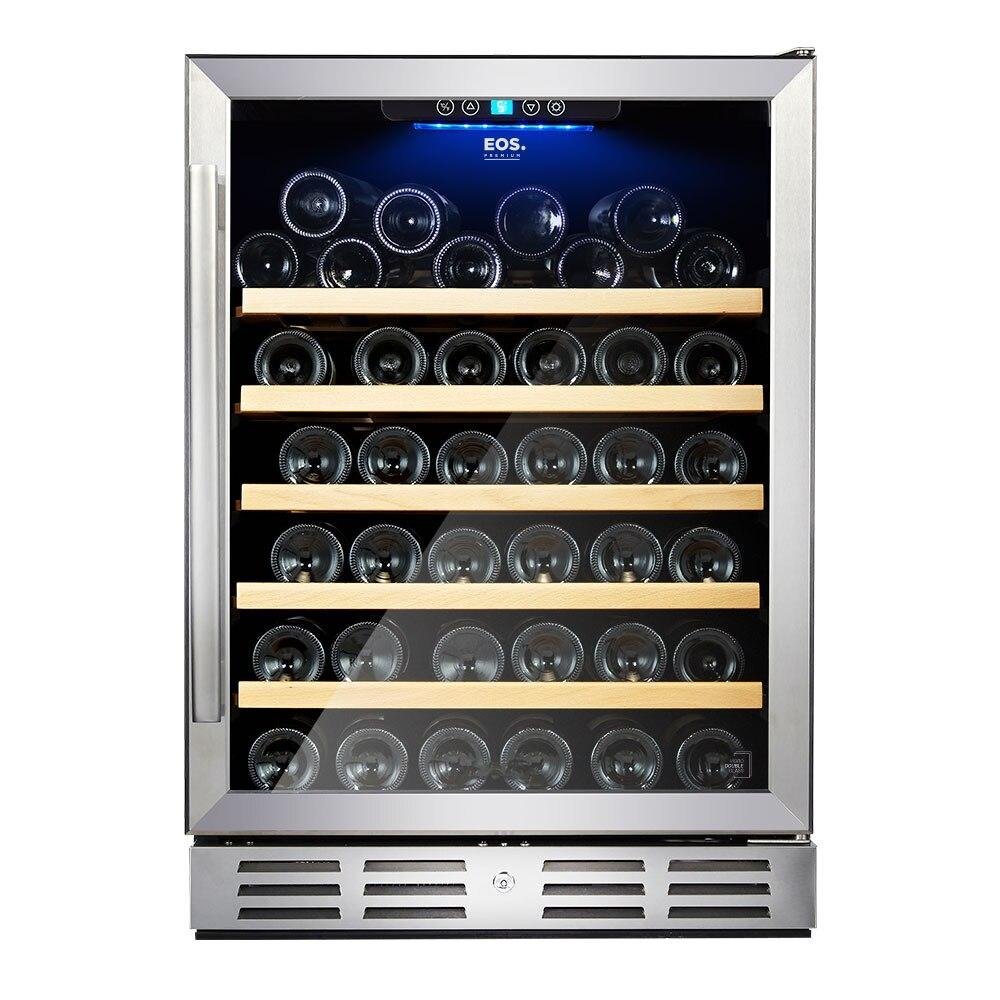 Adega Climatizada de Embutir 52 Garrafas Eos Premium Inox com Compressor Eac52b 220v