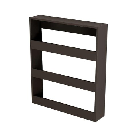 Nicho Organizador Infantil Bambino Preto para Livros e Brinquedos