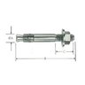 Chumbador Parabolt Em Aço Inox 3/8 X 3 Wb Pa com 10 Unidades Walsywa - 3
