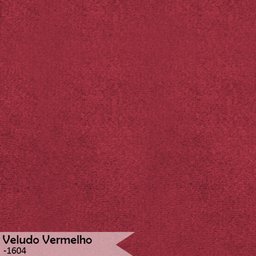 Banco Recamier Estofado Luana Base Gold Veludo Vermelho - Montanaris Decor - 7