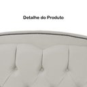 Ver imagem 3 de Cabeceira Queen 160 Cm para Cama Box Diana Suede Bege - Fina Mobília